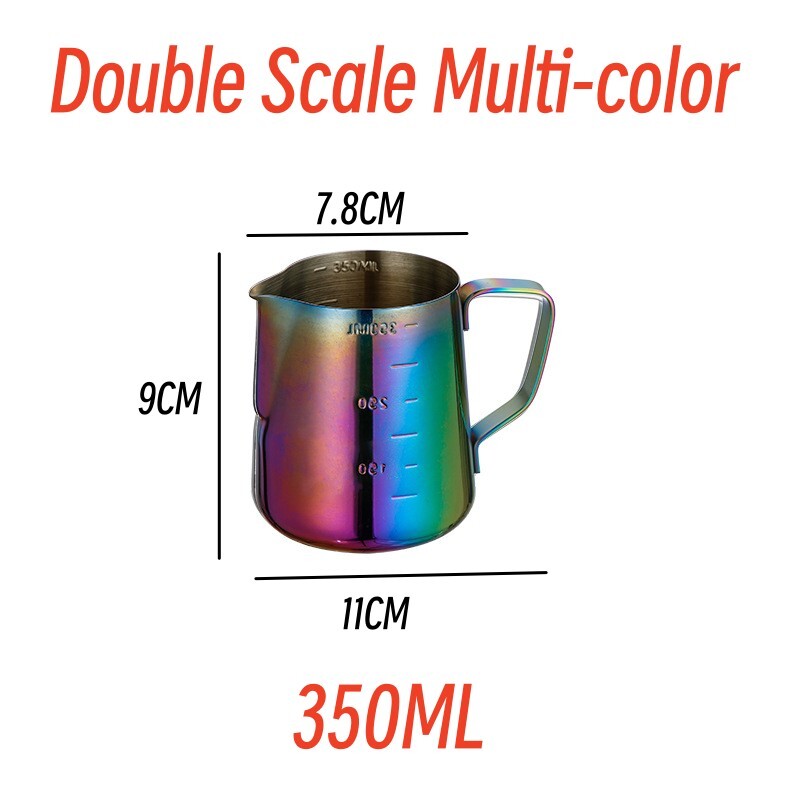 350/600/900 ml kavos pieno traukimo gėlių puodelis nerūdijančio plieno nepridegantis garuojantis putojantis ąsotis Cappuccino Latte Art ąsočio puodelis