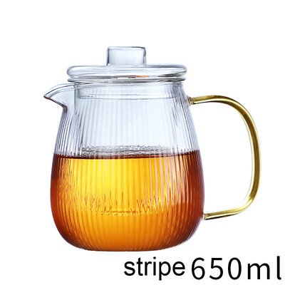 480/650 ml kuumakindel teekann koos klaasist teesõelaga, lilledega veekeetja Kung Fu teeriiete komplekt Puer Oolongi teenõu