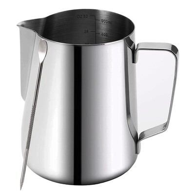 Espresso ulcior de aburire 350/900ML Latte Art ulcior de lapte din oțel inoxidabil de măsurare instrumente de cafea Accesorii pentru aparatul de espresso