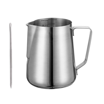 Espreso garų ąsotis 350/900 ml Latte Art pieno ąsotis Nerūdijančio plieno Matavimas Kavos įrankiai Espreso kavos aparato priedai