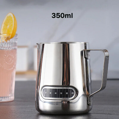 Fantastiškas virtuvės nerūdijančio plieno pieno putų ąsotis Espreso kavos ąsotuvas Barista Craft Coffee Latte pieno putų ąsotis
