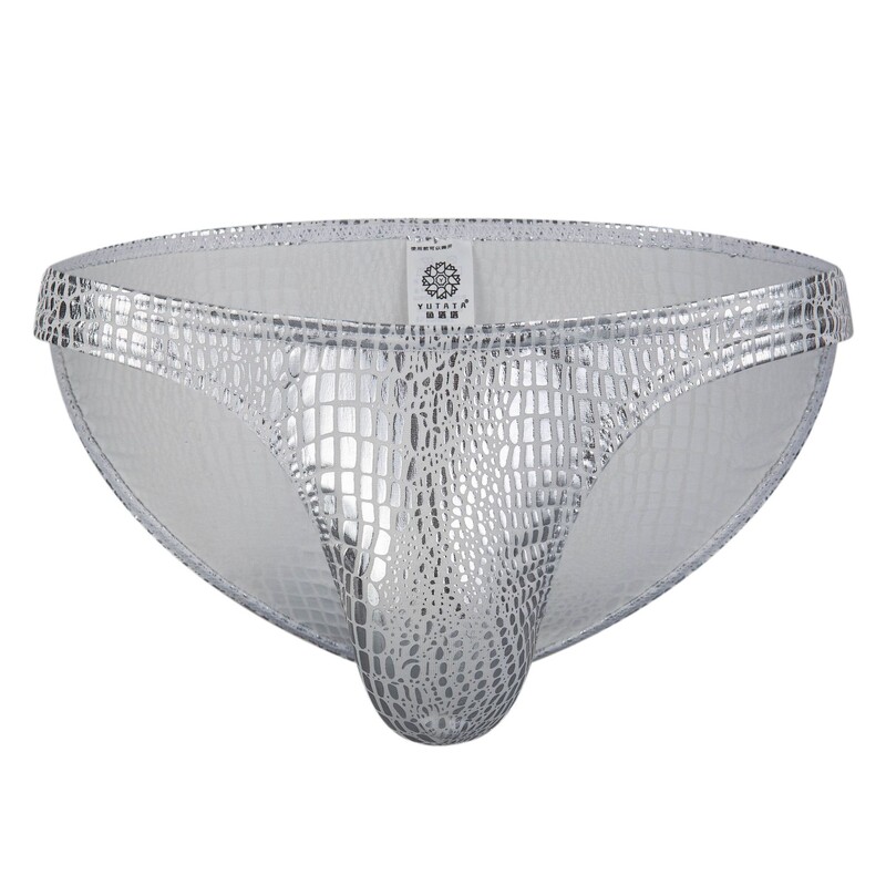 Εξωτερικού εμπορίου Ευρωπαϊκά και αμερικανικά προσαρμοσμένα μοντέρνα νυχτερινά κέντρα με αναπνεύσιμο σχέδιο κροκόδειλου απομίμηση δέρματος Ανδρικό σλιπ με στενό στρίφωμα χαμηλή μέση 