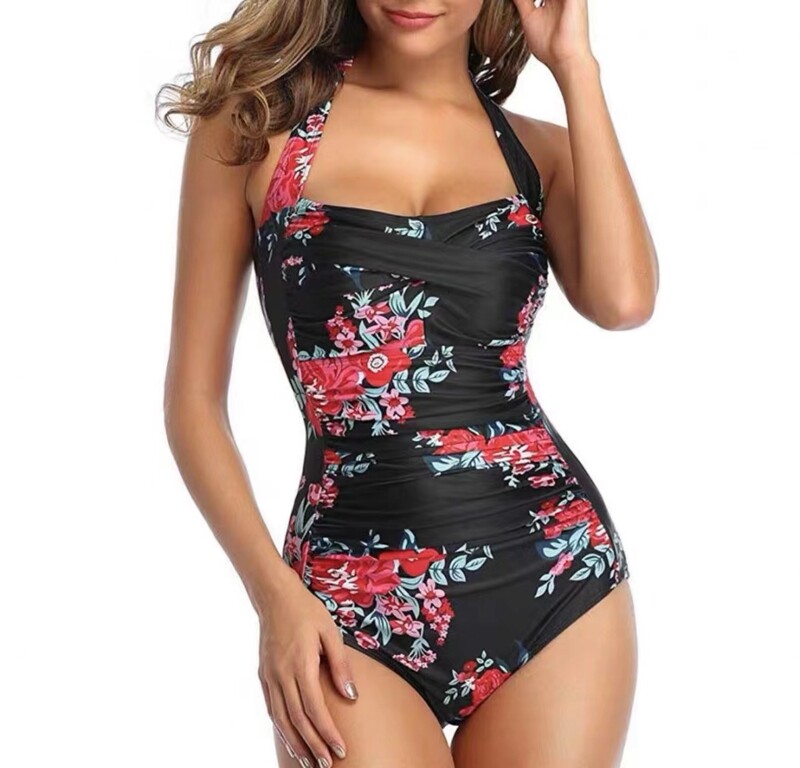 Europos ir Amerikos užsienio prekybos populiarus suvarstomas maudymosi kostiumėlis Liaoning Huludao aptemptas maudymosi kostiumėlis vienspalvis europietiško ir amerikietiško stiliaus moteriškas tankini