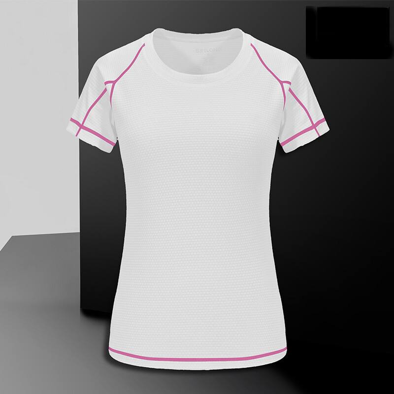 pavasario ir vasaros nauji greitai džiūstantys rūbai poroms ledinis šilko trumpomis rankovėmis marškinėliai apvaliu kaklu dryžuotas trumpomis rankovėmis megztinis