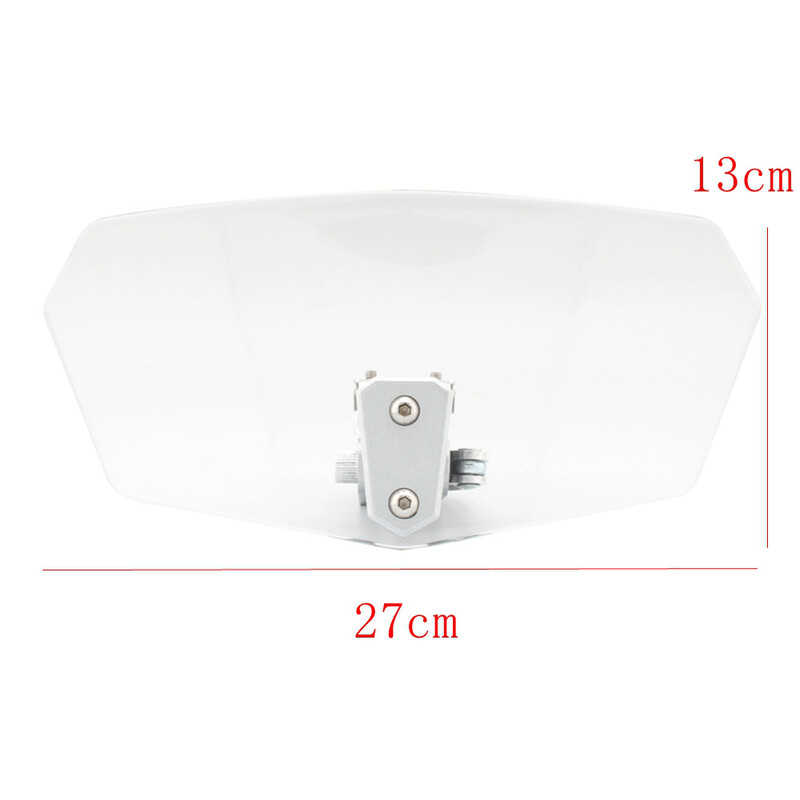 Motociklo modifikuotas mažas priekinis stiklas su reguliuojamu aukščiu, tinka Honda Kawasaki KTM priekiniam stiklui