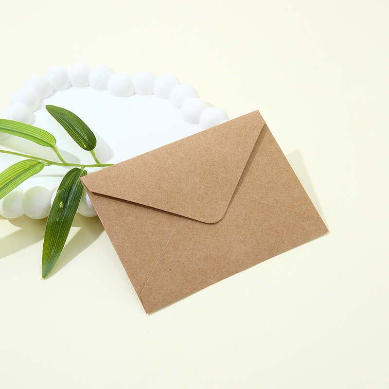 Tootja koht Tume retro jõupaber euroopa stiilis ümbrik piiriülene paks tühi väike pitsatiga ümbrik 