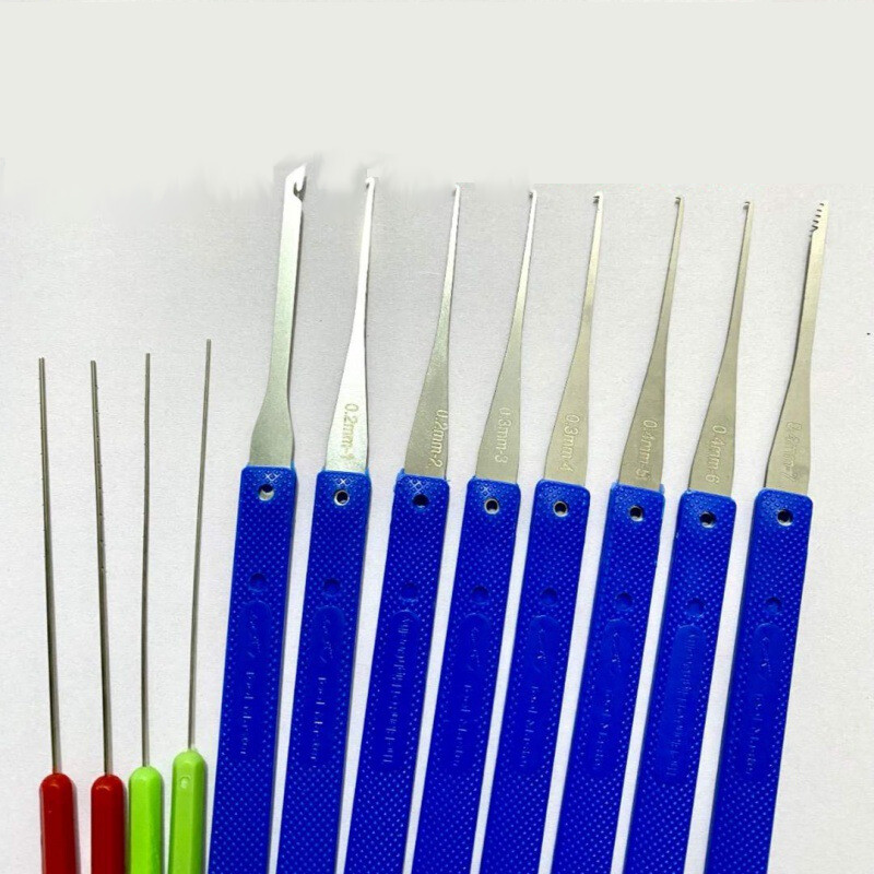 Sulaužytų raktų kabliuko įranga Automobilio durų raktų išėmimo įrankis Profesionalus sulūžusių raktų ištraukimo įrankis nuo vagystės