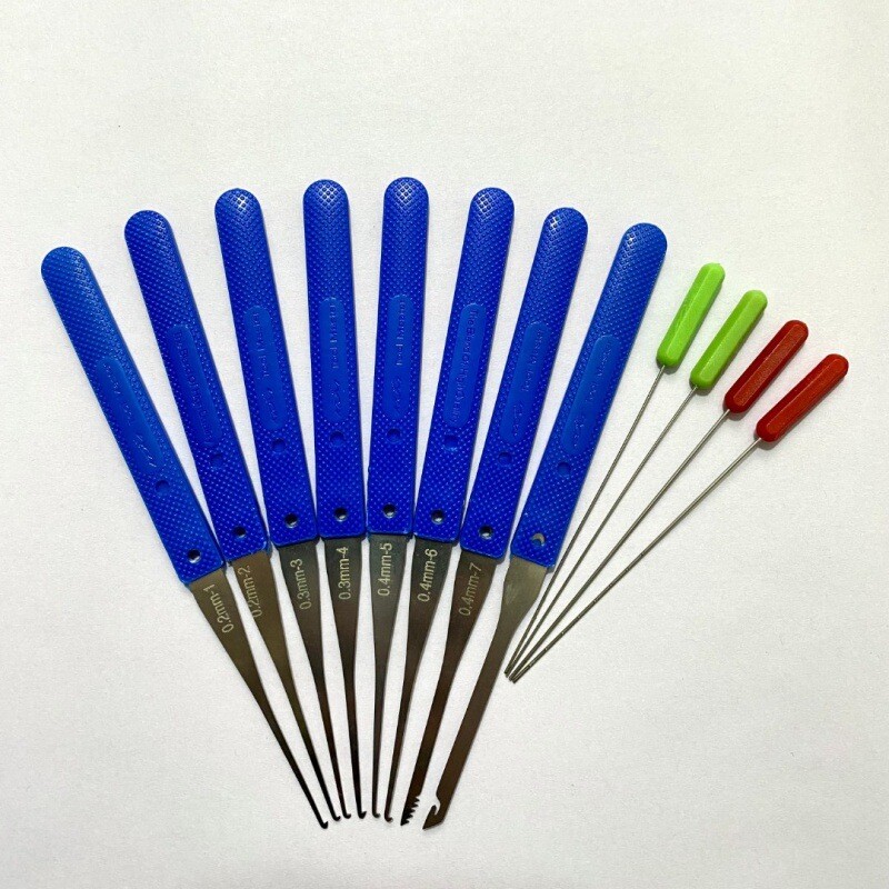 Sulaužytų raktų kabliuko įranga Automobilio durų raktų išėmimo įrankis Profesionalus sulūžusių raktų ištraukimo įrankis nuo vagystės