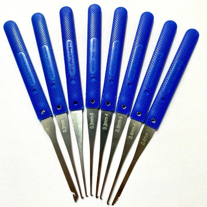 Sulaužytų raktų kabliuko įranga Automobilio durų raktų išėmimo įrankis Profesionalus sulūžusių raktų ištraukimo įrankis nuo vagystės