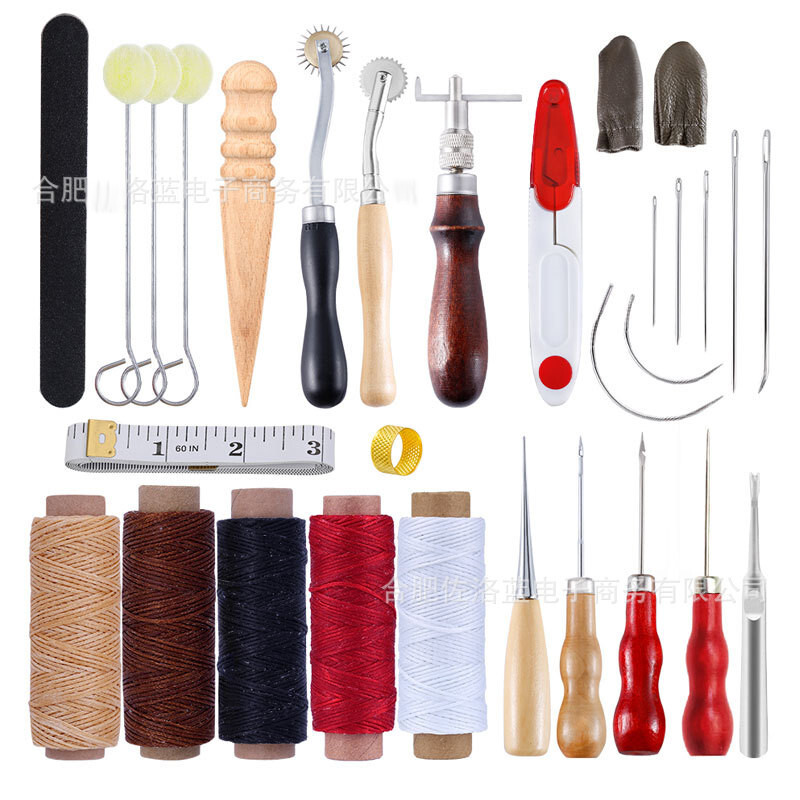 Rankų darbo odiniai amatų įrankiai „pasidaryk pats“ odinių įrankių rinkinys „Lingzhan“ rankų darbo skylių perforatorius Rankų darbo odinių krepšių įrankiai