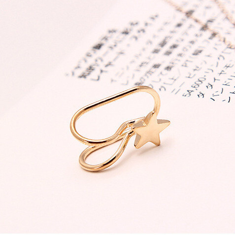 Korea loomingulised pärlikõrvarõngad, teemanttähega üksikud kõrvarõngad, U-kujulised kõrvarõngad, üksikkomplekt, kõrvarõngad Yiwu segapartii