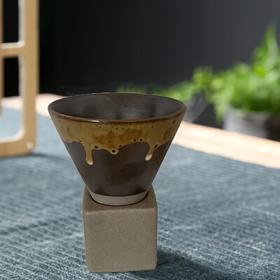 1 tk 200 ml portselanist kooniline kohvikruus hoidikuga Stiilsed armsad jooginõud igal aastaajal tänupüha kingituseks Jaapani teetass