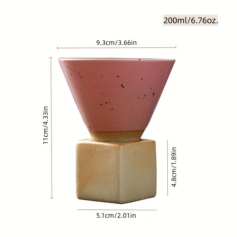 1 tk 200 ml portselanist kooniline kohvikruus hoidikuga Stiilsed armsad jooginõud igal aastaajal tänupüha kingituseks Jaapani teetass