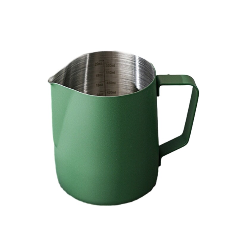 Nerūdijančio plieno kavos Latte putojantis ąsočio puodelis Gėrimų indai Virtuvės reikmenys