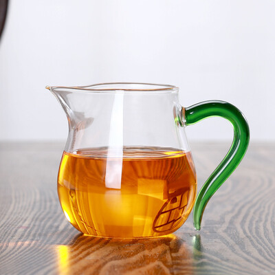 Karščiui atsparus sutirštintas stiklas Protingo puodo Kung Fu arbatos rinkinys su sprogimui atspariu arbatos dozatoriumi japoniškas arbatinukas ir puodelio rinkinys