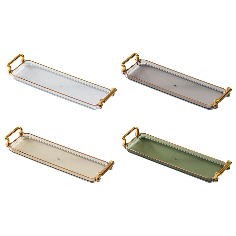 Šiaurės šalių serviravimo padėklas su rankenomis Kosmetikos kvepalų makiažo papuošalų padėklas, skirtas rūbų tualetui Miegamojo Namų virtuvei