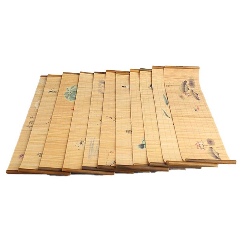 Δημιουργικό χειροποίητο μπαμπού χαλάκια τσαγιού σουπλά Επιτραπέζιο χαλάκι Κινεζικής Εθνικής Τελετής Τσαγιού Διακόσμηση Χειροτεχνίας Αδιάβροχο Τραπέζι Ράνερ