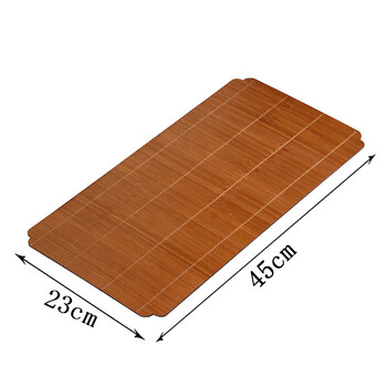 Lacquer Bamboo Weaving Auspicious Cloud Tea Mat Χειροποίητο επιτραπέζιο Flag Zen Tea Making Αδιάβροχο Tea Mat Tea Ceremony Αξεσουάρ