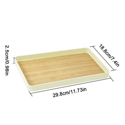 Padėklas stačiakampė lėkštė Japoniškos arbatos padėklas stačiakampis buitinis padėklas arbatos puodeliai šalto virdulio vandens puodeliai padėklas vakarienės lėkštė