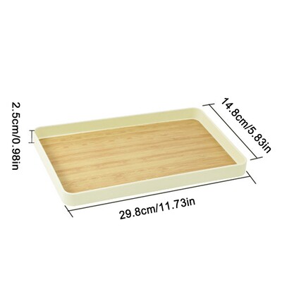 Padėklas stačiakampė lėkštė Japoniškos arbatos padėklas stačiakampis buitinis padėklas arbatos puodeliai šalto virdulio vandens puodeliai padėklas vakarienės lėkštė