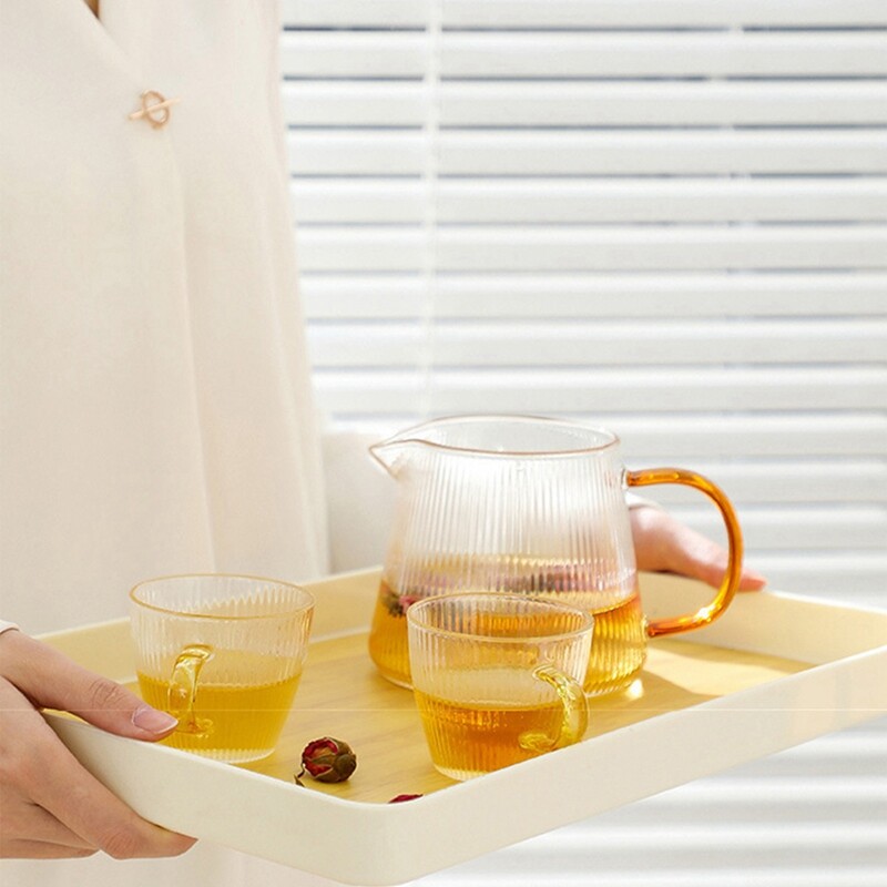 Padėklas stačiakampė lėkštė Japoniškos arbatos padėklas stačiakampis buitinis padėklas arbatos puodeliai šalto virdulio vandens puodeliai padėklas vakarienės lėkštė