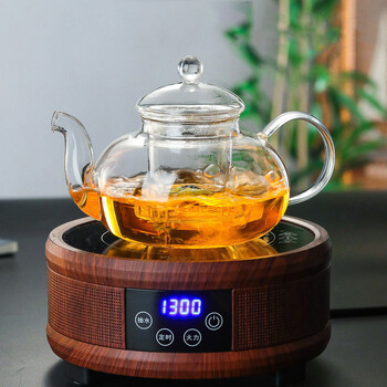 Clear Glass Tea Pot Υψηλής ποιότητας Ανθεκτικό στη θερμότητα Flower Tea Cup Glass Teapot with Infuser Tea Leaf 400/600/1000ml