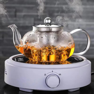 600/800 ml ceainic din sticlă termorezistentă set de ceai cu flori ceainic cu infuzor ceainic pentru ceai într-o ceașcă Gaiwan Pu Erh oale oale ceainice Puer