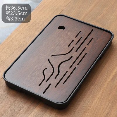 1vnt nešiojamas bambuko arbatos padėklas Mažas buitinis arbatos padėklas Paprastas Kung Fu arbatos rinkinys Drenažo laikymo drenažas, sausas ir šlapias dvejopo naudojimo