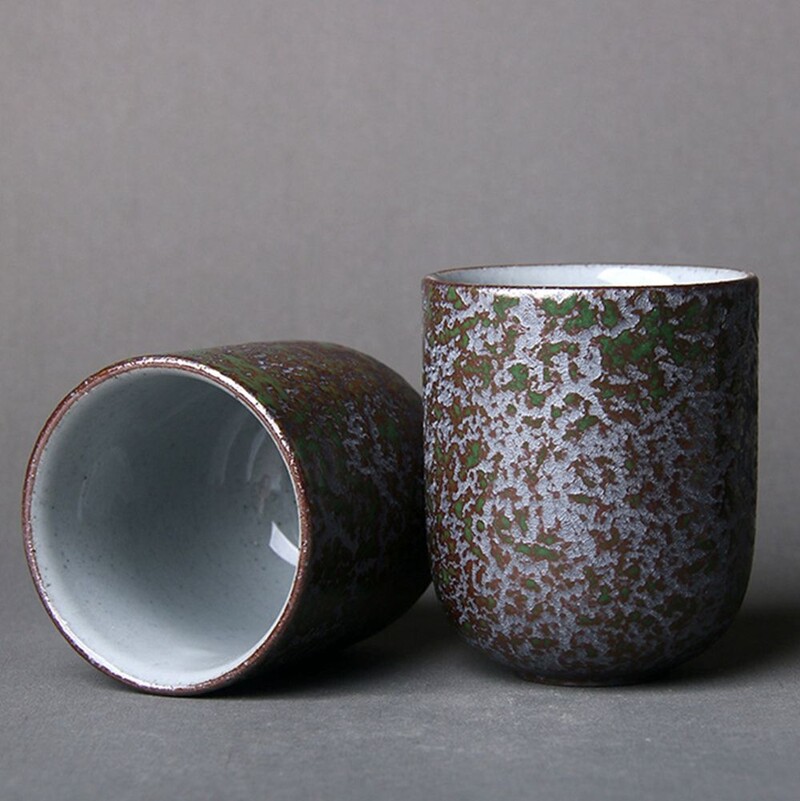 130 ml keramička šalica za kavu u japanskom stilu, porculanska osobna jednostruka keramička šalica za čaj Posuđe za piće, šalica za vino, šalice za vodu