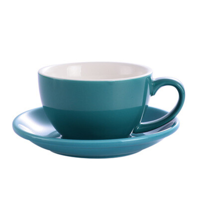 75 ml/220 ml spalvotos glazūros sutirštintas keraminis kavos puodelis Cappuccino Latte Cup Profesionalus figūrinis puodelis standartinis konkurso burnos puodelis