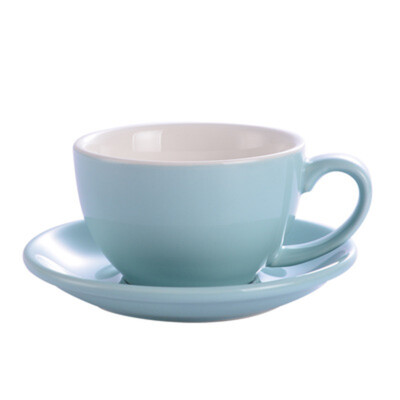 75 ml/220 ml spalvotos glazūros sutirštintas keraminis kavos puodelis Cappuccino Latte Cup Profesionalus figūrinis puodelis standartinis konkurso burnos puodelis