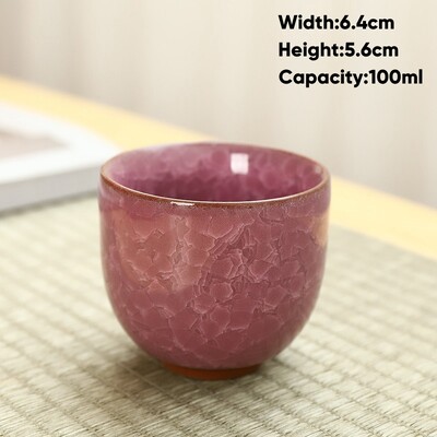 Ledo traškėjimo stiliaus keraminis arbatos puodelis, keramikiniai espreso kavos puodeliai, porcelianinis Kung Fu arbatos puodelis, keraminis sake puodelis, arbatos dubuo, didmeninė prekyba