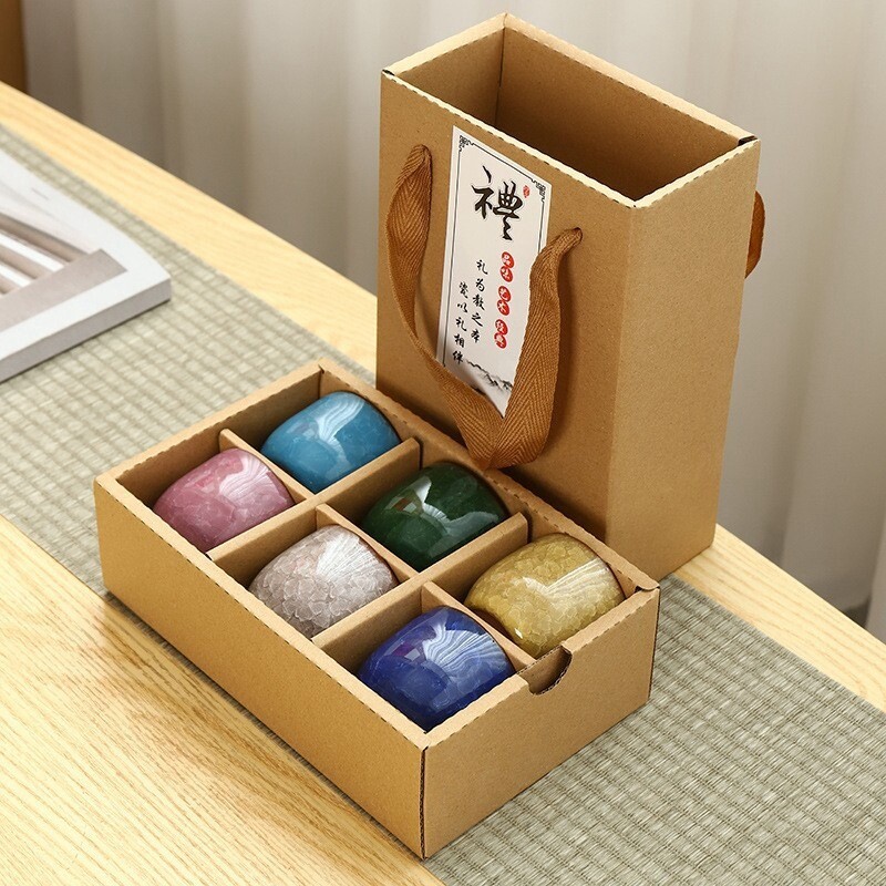 Ledo traškėjimo stiliaus keraminis arbatos puodelis, keramikiniai espreso kavos puodeliai, porcelianinis Kung Fu arbatos puodelis, keraminis sake puodelis, arbatos dubuo, didmeninė prekyba