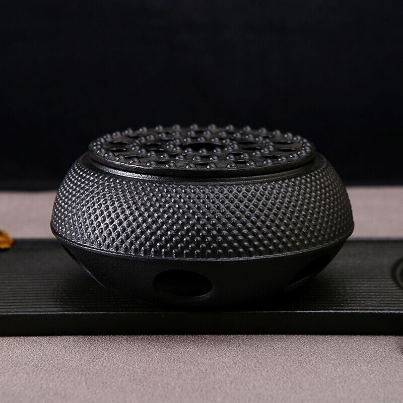 Ketaus arbatinuko šildytuvas žvakių izoliacinė viryklė alkoholio šildymo pagrindas viryklė arbatos puodo laikiklis arbatos, kavos ir pieno šildymui