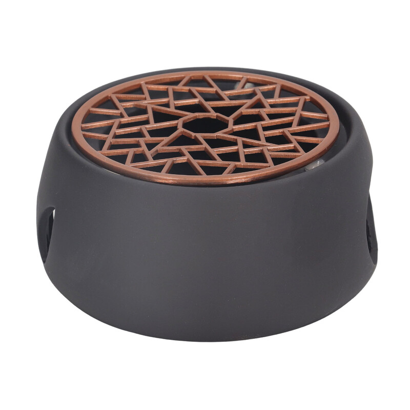 Arbatinuko šildytuvo pagrindo tuščiavidurio dizaino keraminis žvakių šildytuvas arbatos kavos pieno šviesus šildytuvas su purpurine geležine padėklu namų restoranui