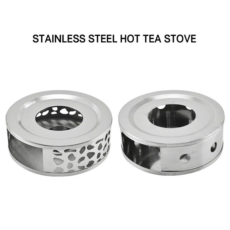 Kavos arbatos šildytuvai 6,2 colio nerūdijančio plieno arbatos šviesos žvakės arbatinukai ir kavos serveriai