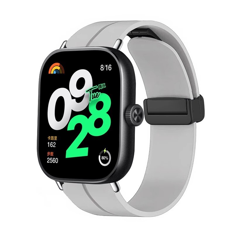 Tinka raudonų ryžių laikrodžiui4 laikrodžio dirželis naujas silikoninis magnetinis 4pro Xiaomi apyrankė 8pro sportinės apyrankės keitimo dirželis