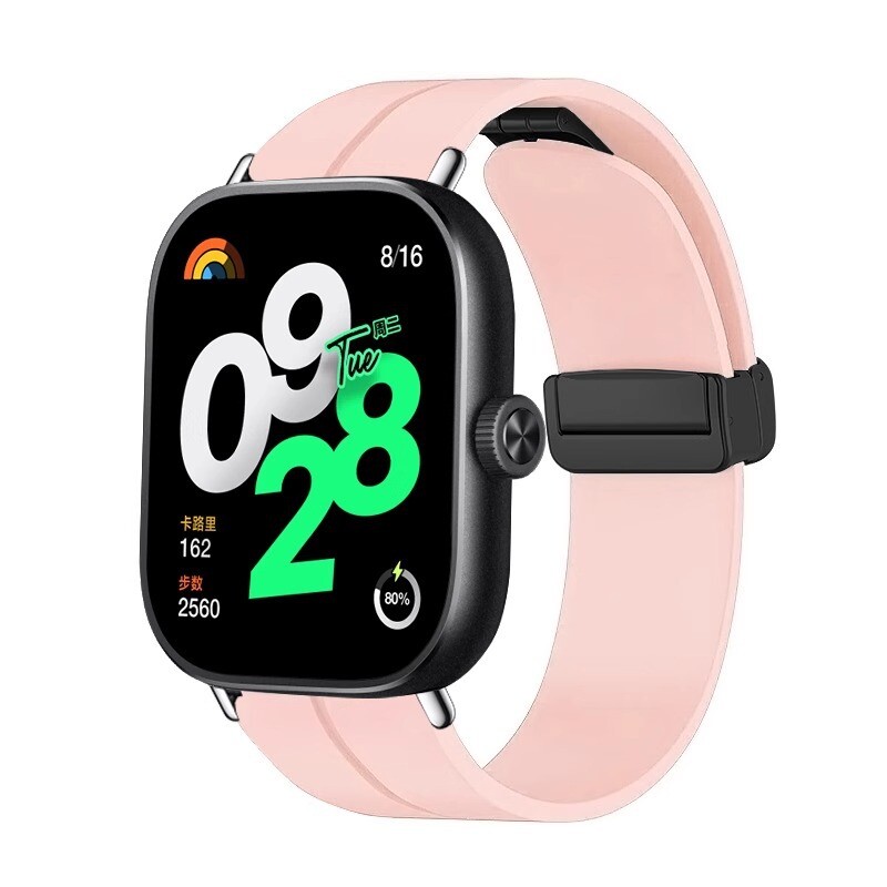 Tinka raudonų ryžių laikrodžiui4 laikrodžio dirželis naujas silikoninis magnetinis 4pro Xiaomi apyrankė 8pro sportinės apyrankės keitimo dirželis