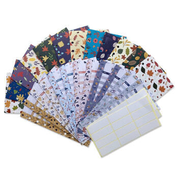 Πηγή Κατασκευαστής Έγχρωμο Budget Letter Σετ Creative Western Style A6 Binder Budget Money Envelope Ready Stock