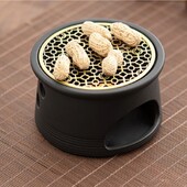 Mini toorfajansist teepliit Retro küünal-teesoojendaja Puuviljaahi Teekomplekt Aksessuaarid Härmas majapidamises õhupliit