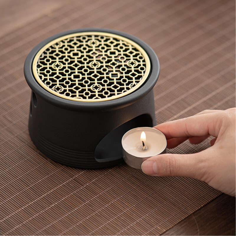 Mini toorfajansist teepliit Retro küünal-teesoojendaja Puuviljaahi Teekomplekt Aksessuaarid Härmas majapidamises õhupliit