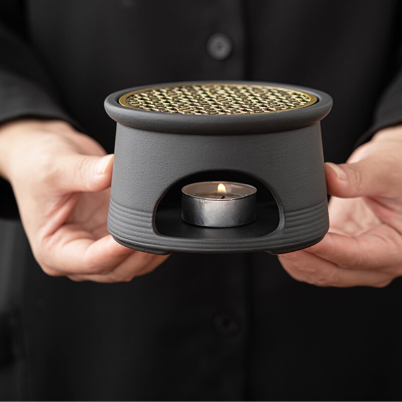 Mini toorfajansist teepliit Retro küünal-teesoojendaja Puuviljaahi Teekomplekt Aksessuaarid Härmas majapidamises õhupliit