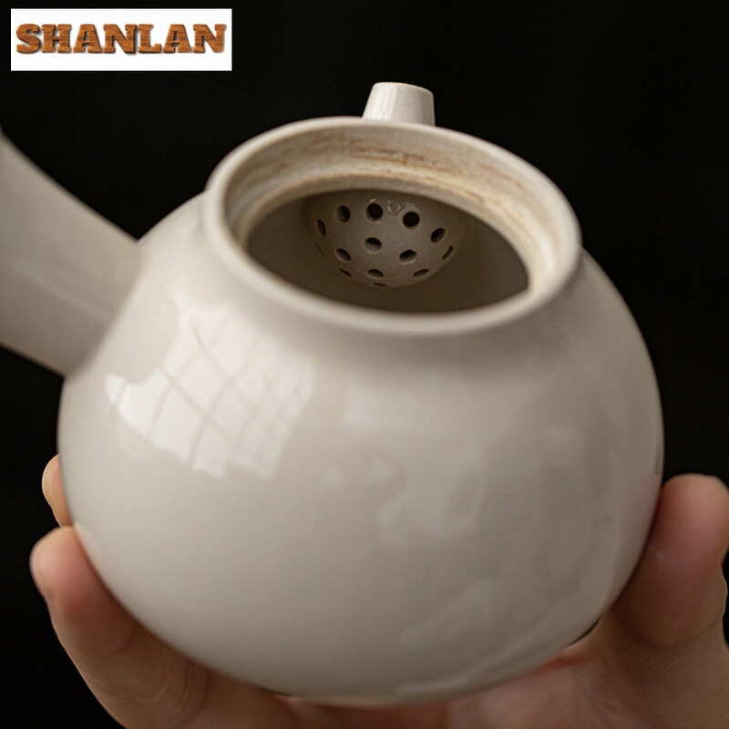 Augalų pelenų glazūra Žvakių arbatos šildytuvas Vintage šildymo pagrindas Kiniška arbatos viryklė Buitinė arbatinukas arbatinukas arbatos paslaugų kolekcija