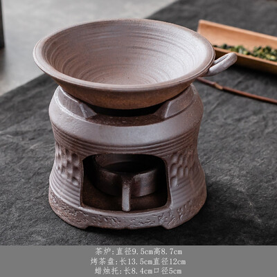 Arbatos virdulys šildytuvas Žvakė šilta arbatos viryklė malkinė šildytuvas akmens masės keramika arbatos viryklė Šildymo izoliacija pagrindas arbatos rinkinys Virtuvė