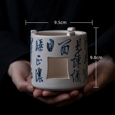 Soda balts spirta sveces siltā automāta komplekts mājsaimniecības ar rokām apgleznotas dzejas tējkannas sildītājs Boutique tējas plīts tējkannas statīvs tējas ornaments