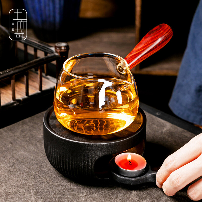 Kung Fu arbatos rinkinio priedai Keramika Arbatos šildytuvas žvakių šildymo pagrindo arbatinukas praktiškas termoizoliacinis nedidelis arbatos viryklės komplektas