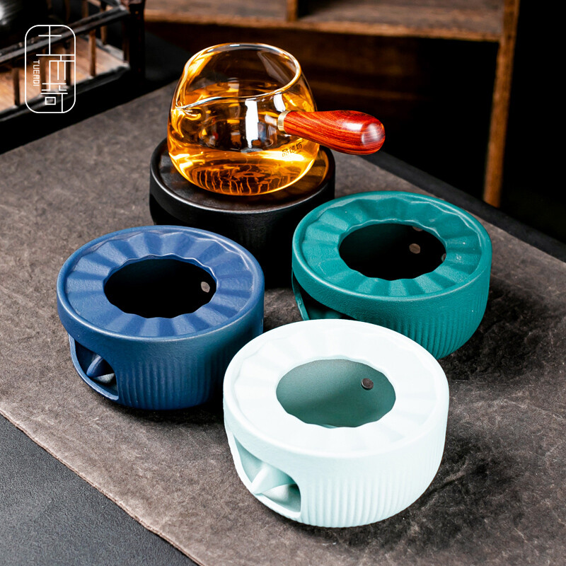 Kung Fu arbatos rinkinio priedai Keramika Arbatos šildytuvas žvakių šildymo pagrindo arbatinukas praktiškas termoizoliacinis nedidelis arbatos viryklės komplektas