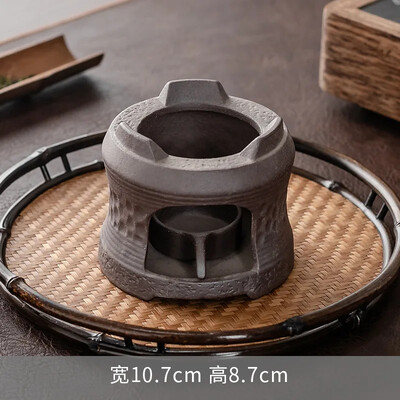 Žvakės šildantis arbatos skrudintuvas malkinis šildytuvas akmens masės keramikos arbatos viryklė Arbatinuko šildytuvas Šildymo izoliacijos pagrindas arbatos indas Virtuvė