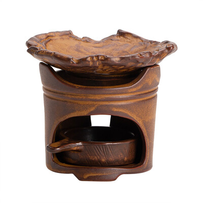 Žvakių kaitinimo arbatos viryklė Samovaras Japoniška retro skrudinta arbatos viryklė Arbatinuko šildytuvai Arbatos indai Virtuvė Valgomasis Baras Namų sodas