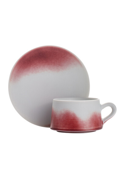 Japoniški kavos puodeliai Neapdoroti keraminiai retro puodeliai ir lėkščių rinkinys Išskirtinis mergaičių poros itališkas amerikietiškas popietės arbatos indas